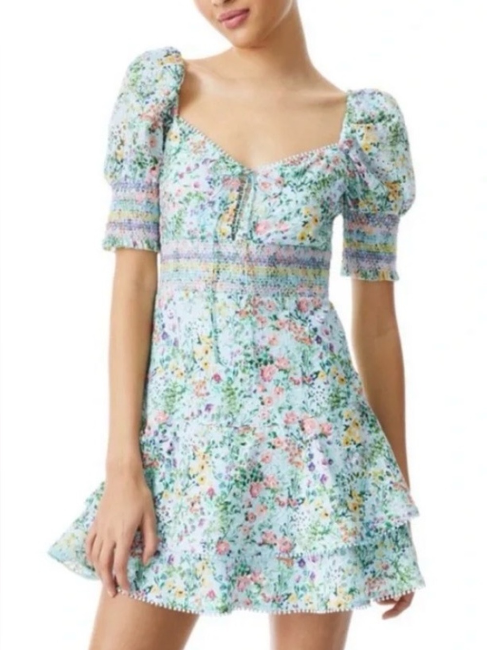Alice and Olivia Floral Zip Up back - READ DESCRIPTION